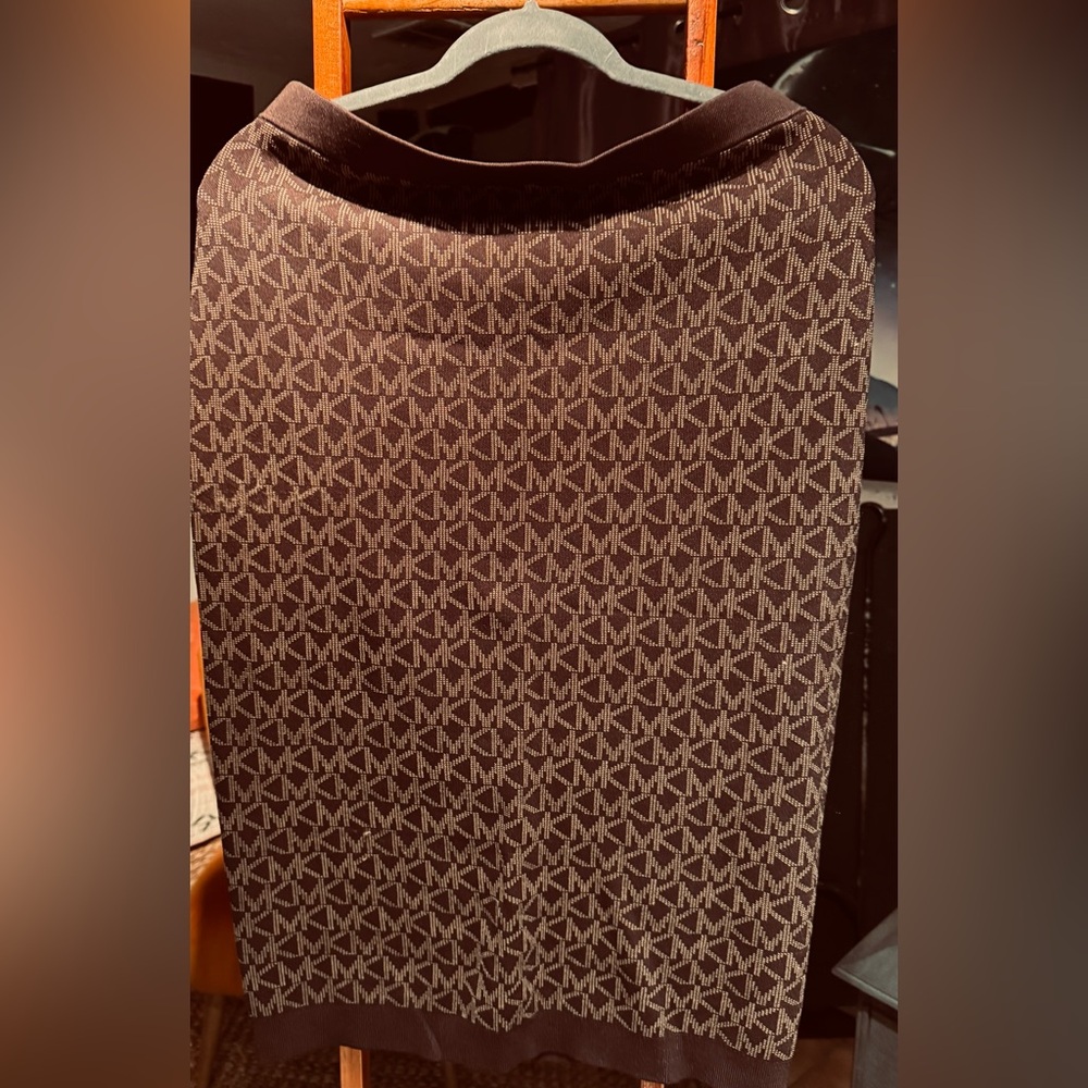 Michael Kors Black Patterned Women's Skirt
